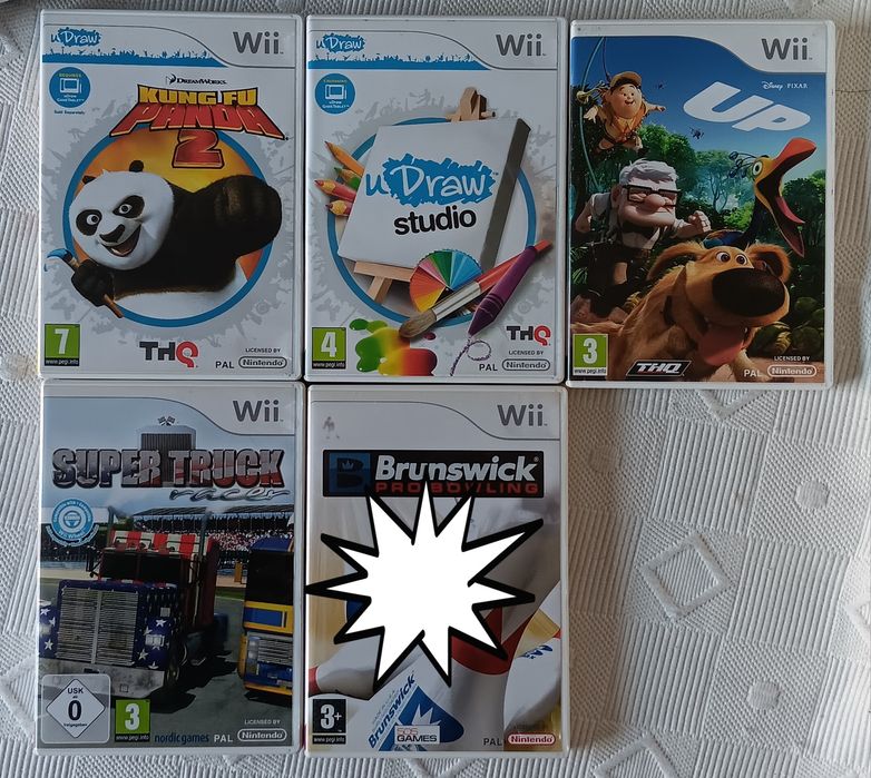 Vários jogos Nintendo Wii