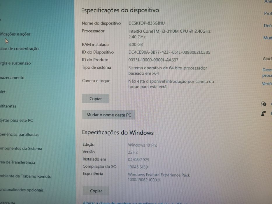 Computador Asus VivoPC VC60 i3 de 3th gen