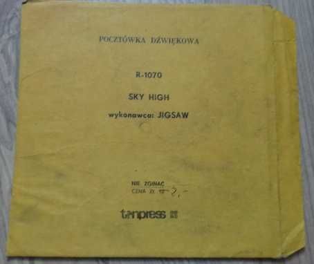 Pocztówka dźwiękowa R-1070 Jigsaw - Sky High Tonpress