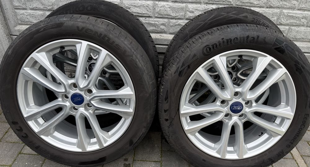 Oryginalne Felgi Ford 5x108 Galaxy Kuga Smax czujniki 235/50R18 lato