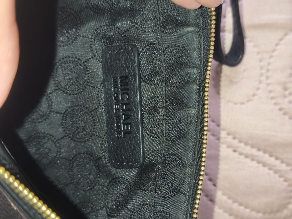 Клатч Michael Kors натуральна шкіра в чорному кольорі