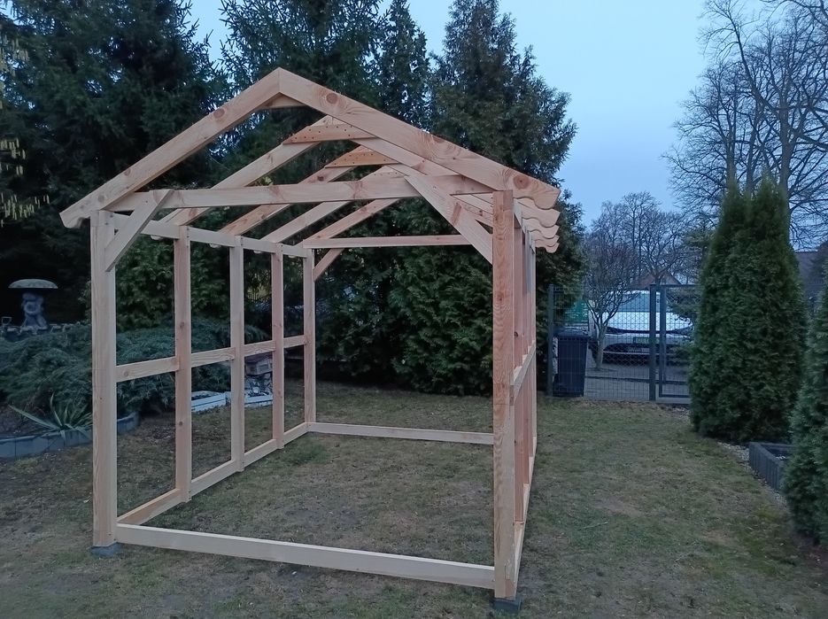 Kostrukcja drewniana 3x2