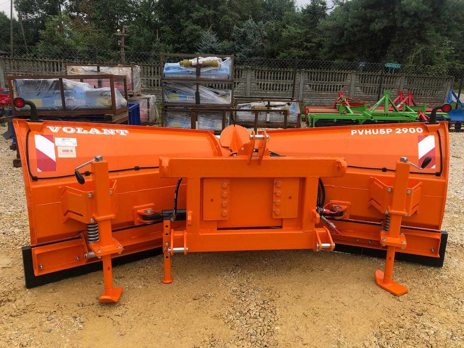 Nowy pług do śniegu VOLANT pług hydrauliczny strzałka TRANSPORT