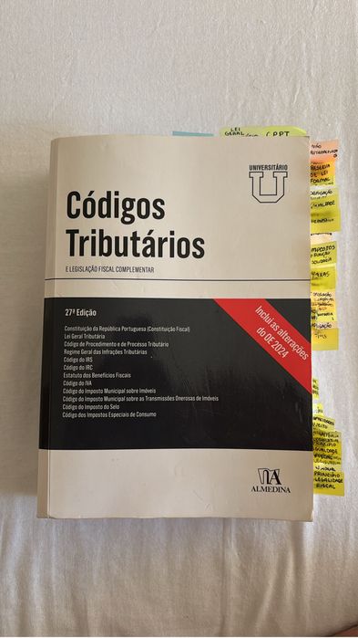 Códigos Tributários e Legislação Fiscal Complementar - 27° Edição Universitário Almedina