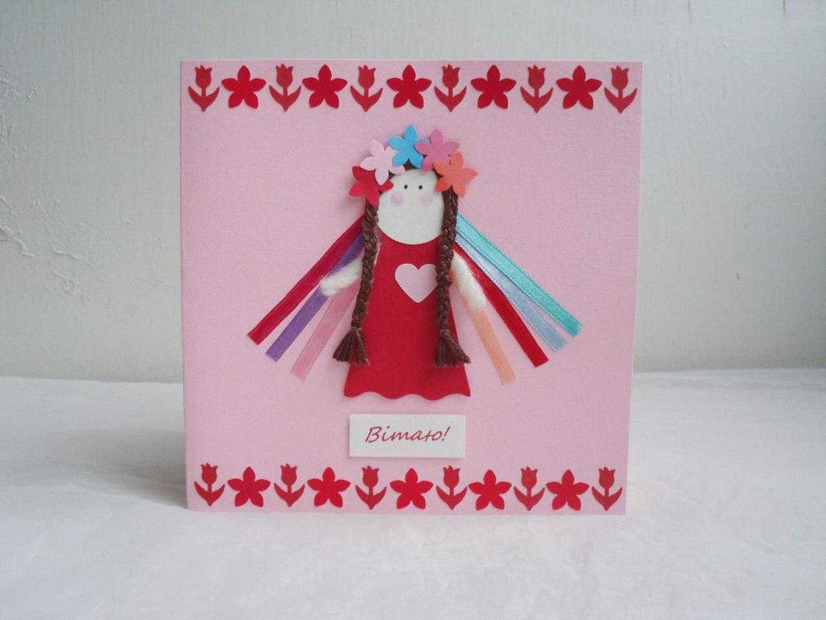 подарок открытка ручной работы ромашка цветы сувенир