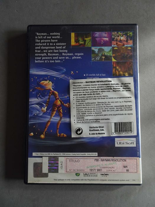 Jogo Playstation 2 - Rayman Revolution