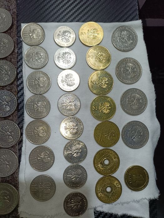 Monety Polskie stan bardzo dobry tylko całość