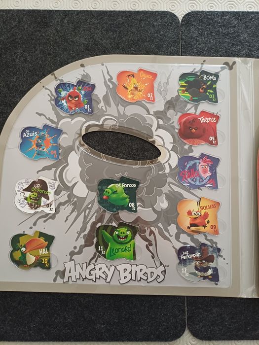 Álbum discos voadores Angry Birds