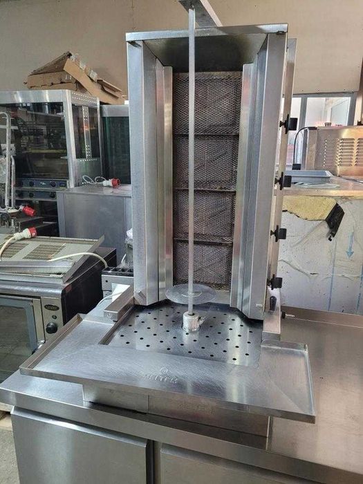 Grill do kebaba MELTEM Turcja – 4 palnikowy, gazowy na Propan Butan