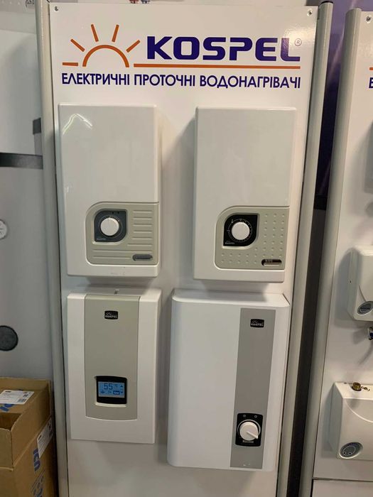 Коти Опалення  Електричні Коспел KOSPEL В наявності Проточні нагрівачі