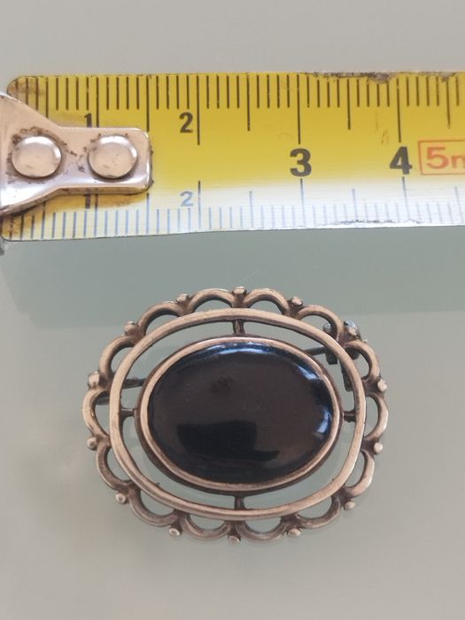 Lindo broche de prata