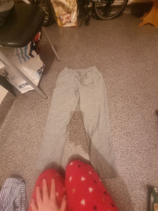 dresy szare bodajze l/xl