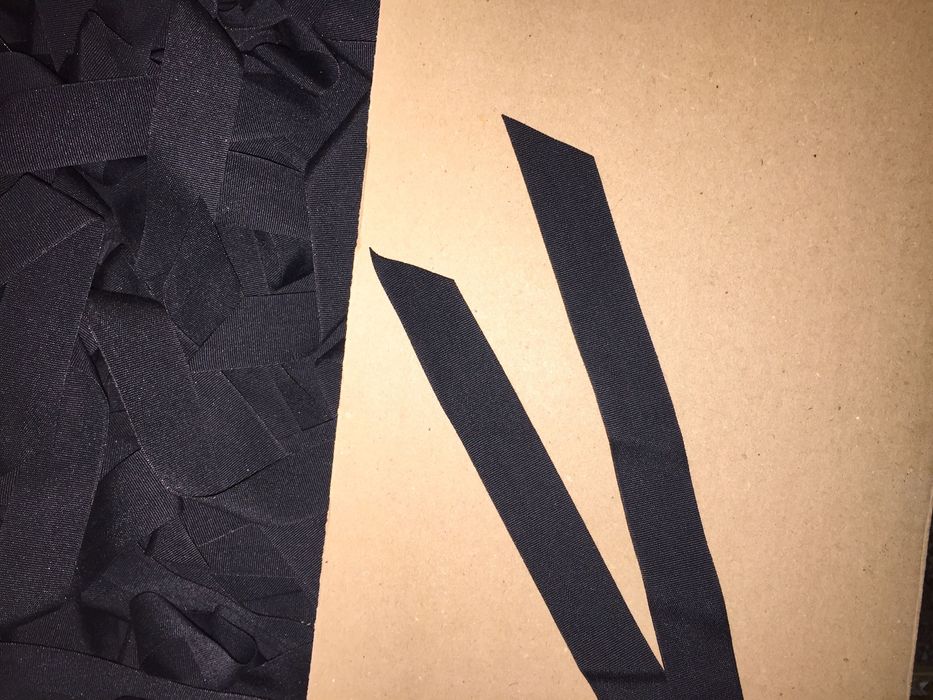 Taśma ozdobna wstążka jedwabna rypsowa chanel taśma do toreb 500 sztuk