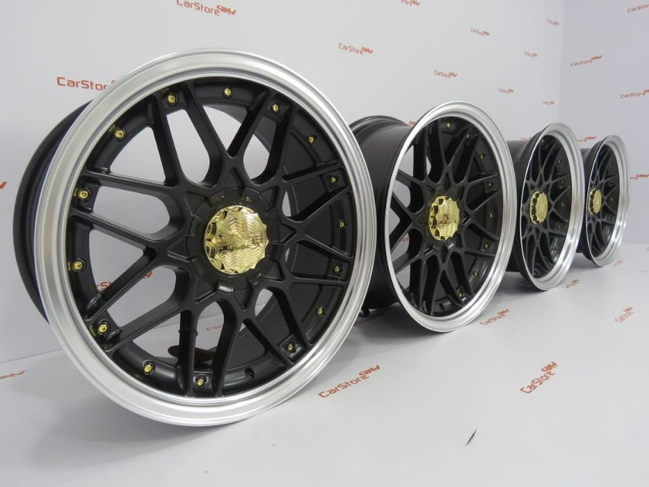Jantes Haxer HX025 18 '' 8 et 30 + 9 et 35 5x120 Pretas + Polidas