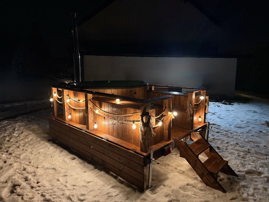 Mobilna Balia Wynajem | Jacuzzi na kółkach | Ruska Bania + Dowóz