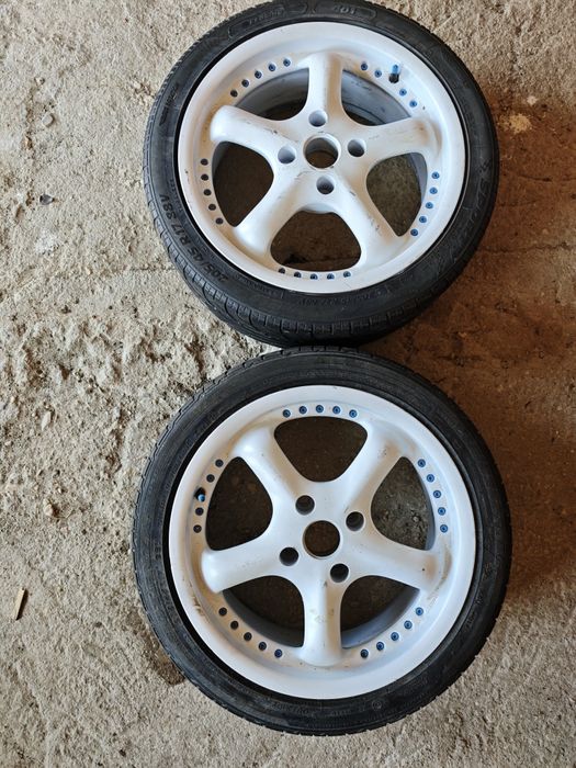 Jantes 17 pneus quase novos 205/45/17