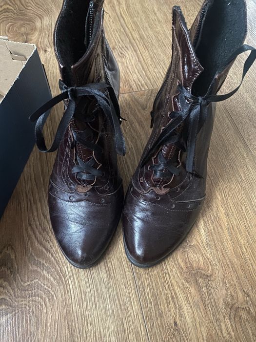 Buty  przepiekne retro  skora naturalna   Okazja !