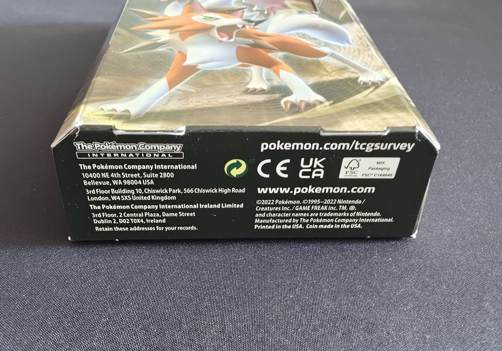 Karty Pokémon TCG: Lycanroc V Battle Deck – Nowy, Zafoliowany (ENG)