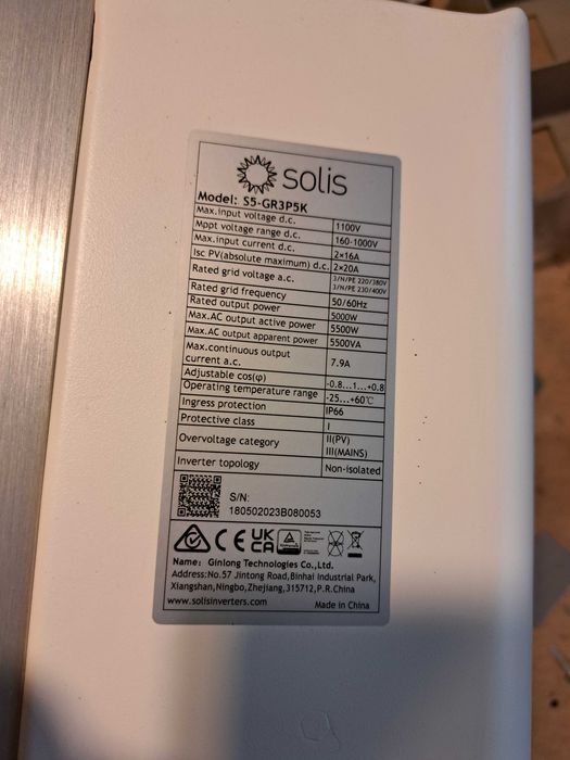 Inwerter, Falownik SOLIS S5-GR3P5K (5kW)
