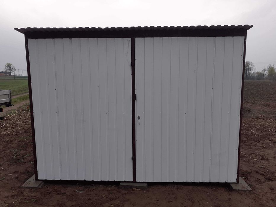 garaż blaszak Garaże blaszane 3x5 na budowe TANIO II gatunek