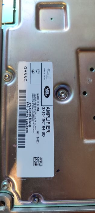 gx6319c164sd підсилювач мультимедіа jaguar range rover