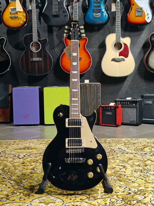 Zestaw Gitara Elektryczna Aria PE-350 STD AGBK + Laney LG35R