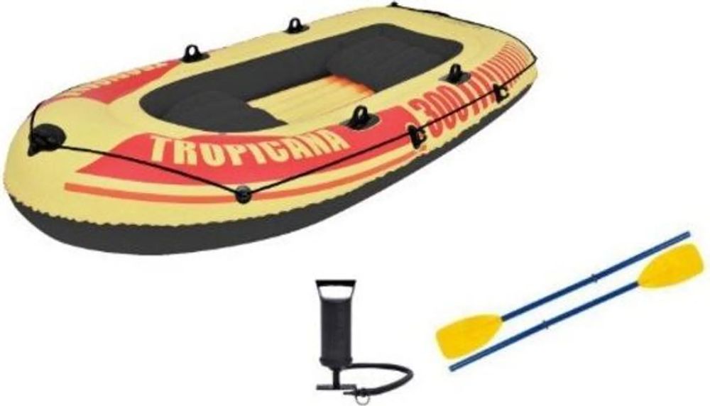 Ponton Wędkarski Tropicana 300 SET 252cm 2+1 Osób Z Wiosłami Pompka