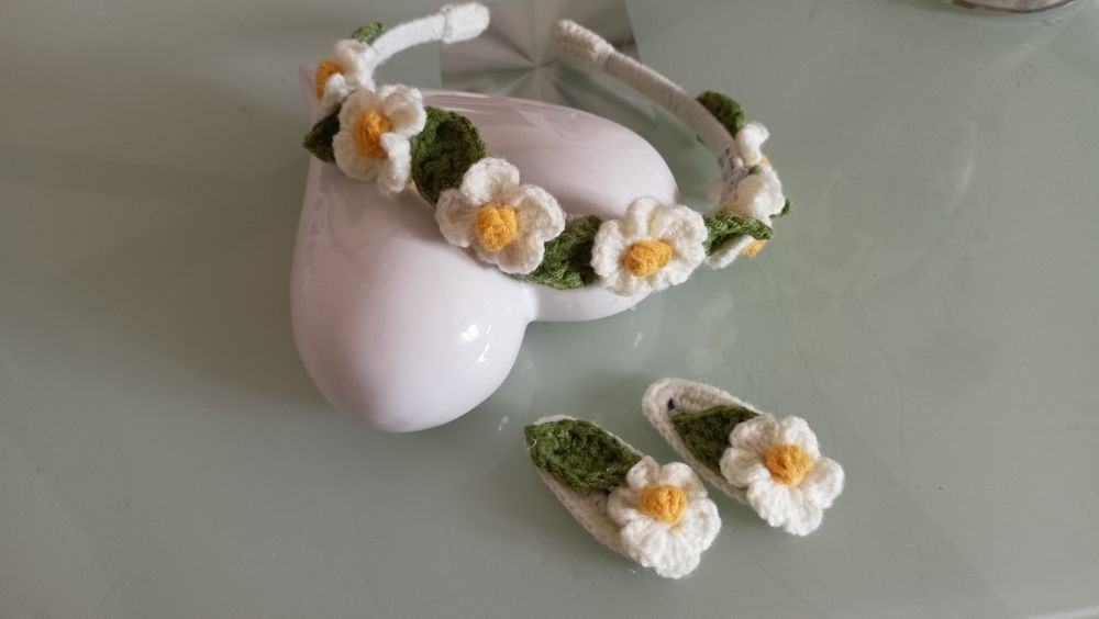 Opaska na włosy+ gumeczki Hand Made