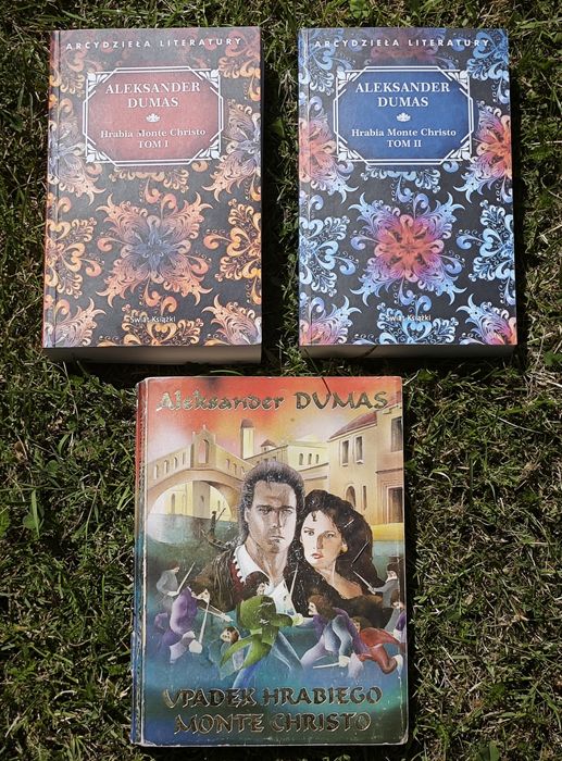 Hrabia Monte Christo 2 tomy + Upadek hrabiego Monte Christo.
