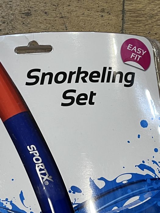 Kit de Snorkeling Adulto SportX - Máscara Vidro Temperado + Tubo