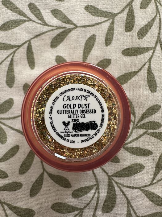 Nowy brokatowy żel Naruto Glitterly Obsessed Glitter Gel ColourPop