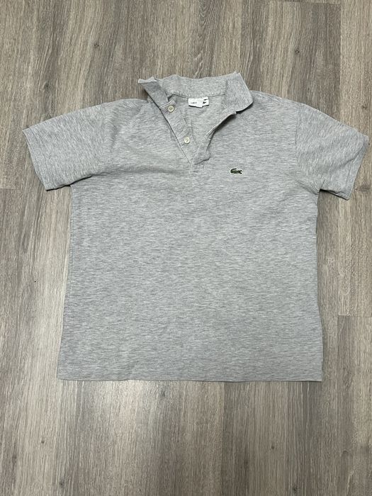 Поло Lacoste сіре