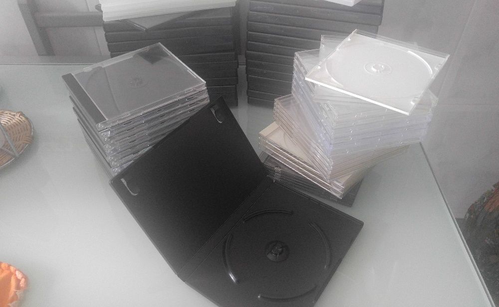 Conjunto de caixas DVD/CD