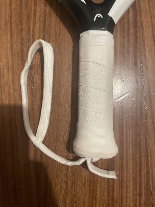 (Nova)Raquele de Padel Head Alpha Junior Preta e Branca