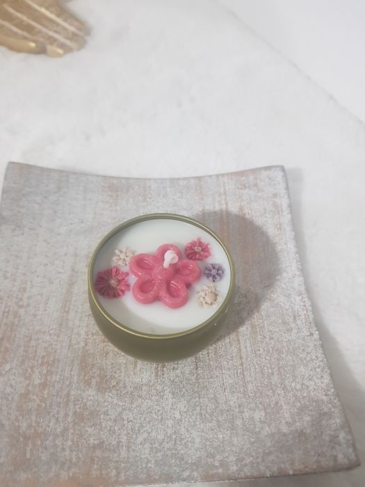 Velas artesanais potes metal