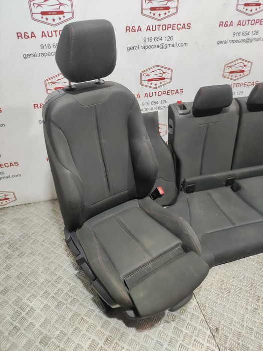 Conjunto Bancos Tecido BMW Série 1 F21 3 Portas Sport Line Pré LCI 2011 a 2015 Original