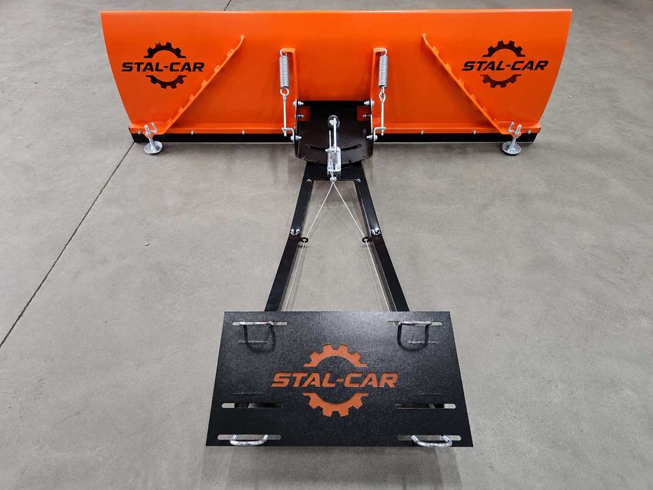 Pług do śniegu WZMACNIANY quad ATV stalowy PRODUCENT do quada 150cm szybki montaż KLIK  nie shark