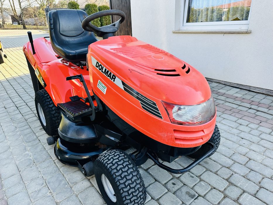 Traktorek kosiarka Dolmar Briggs 18,5 km pompa oleju kosz