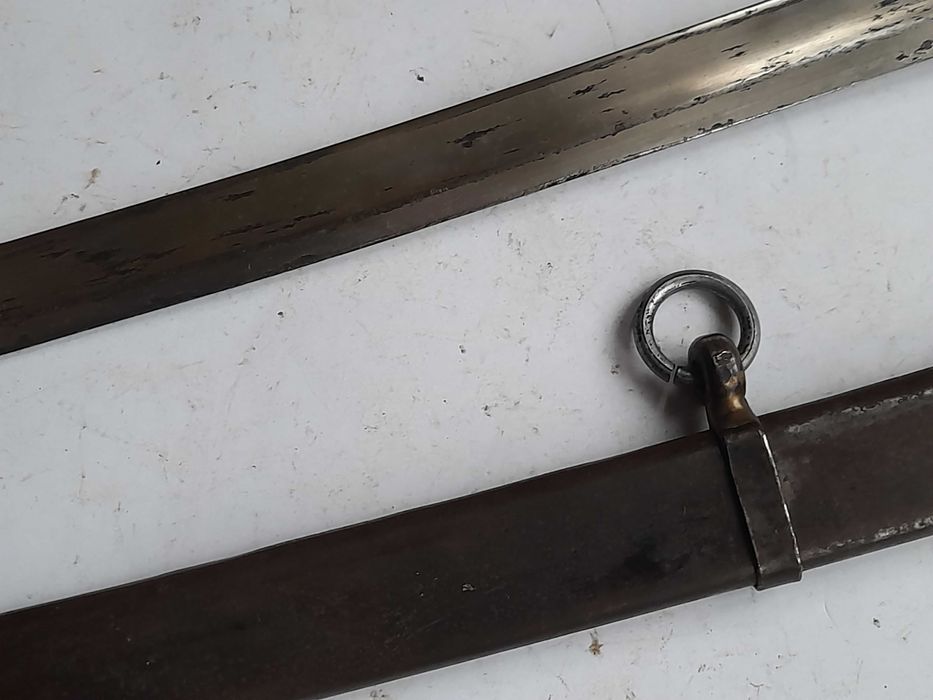 Polska szabla wz. 21 Mann Warszawa z pochwą, oryginał II RP
