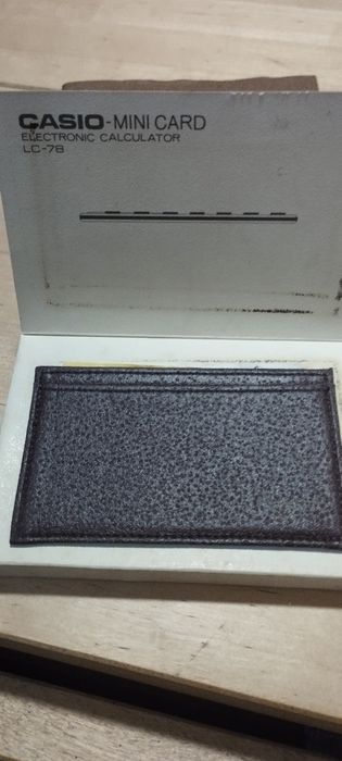 Calculadora Casio LC-78 minicard vintage nova