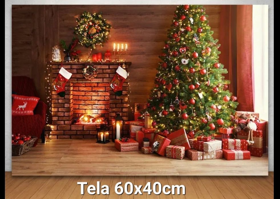 Diversas Telas de Natal 60x40cm