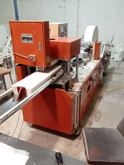 Станок бу производство виробництво бумажных салфеток барных серветок