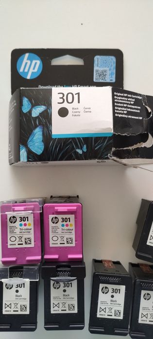 Kadridże puste ORYGINAŁ HP 301