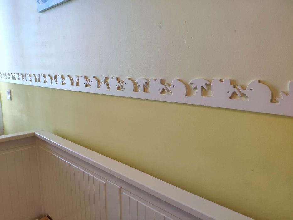 11 metros- Frisos barra decorativo p/ parede quarto criança 11m