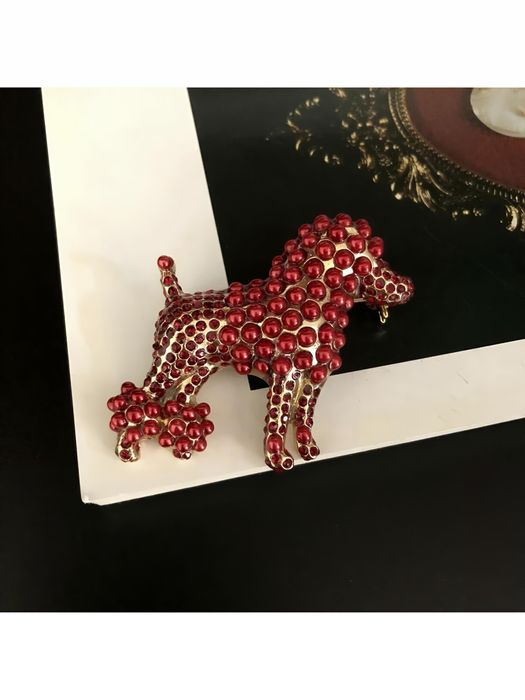 "DOLCE & GABBANA" брошка червоний пудель
Італія
нова