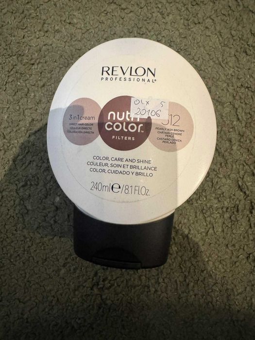 Revlon Professional Nutri Color Filters Odżywczo-Repigmentująca Kuracja w Kremie 3w1 240 ml - Kolor: 512 Pearl Ash 20106