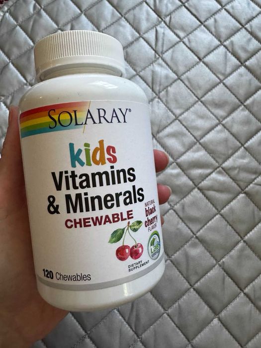 Мультивітаміни омега для дітей California Gold Solaray Kids Smart