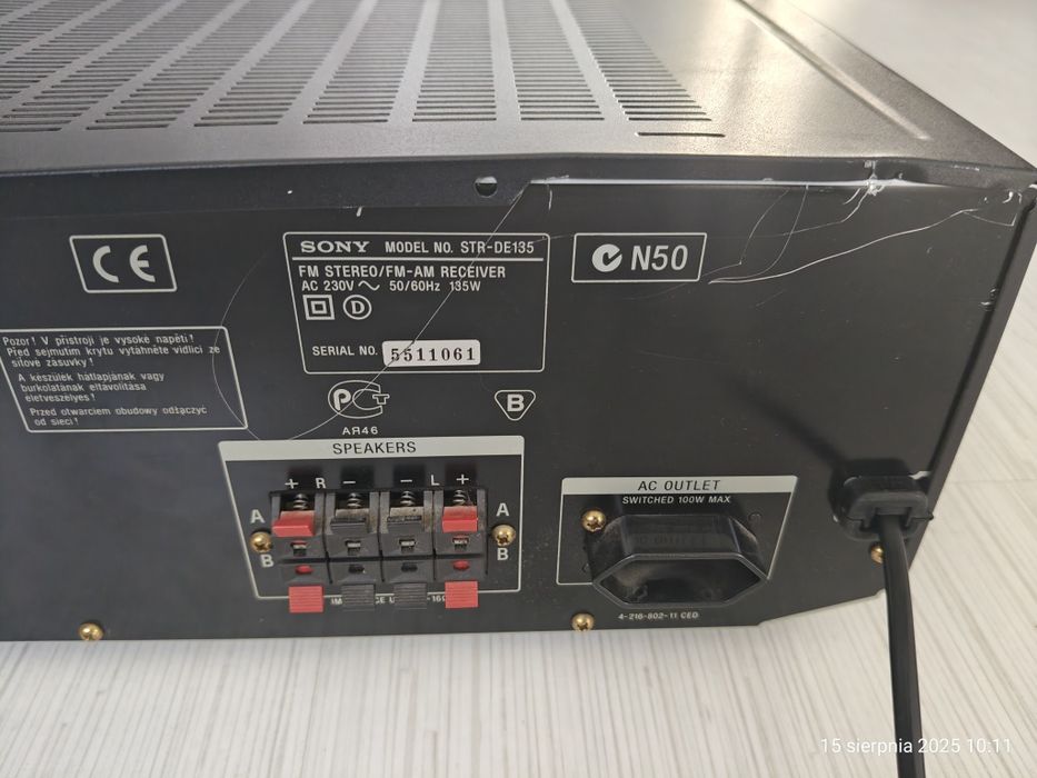 Sony STR-DE 135 wzmacniacz stereo amplituner
