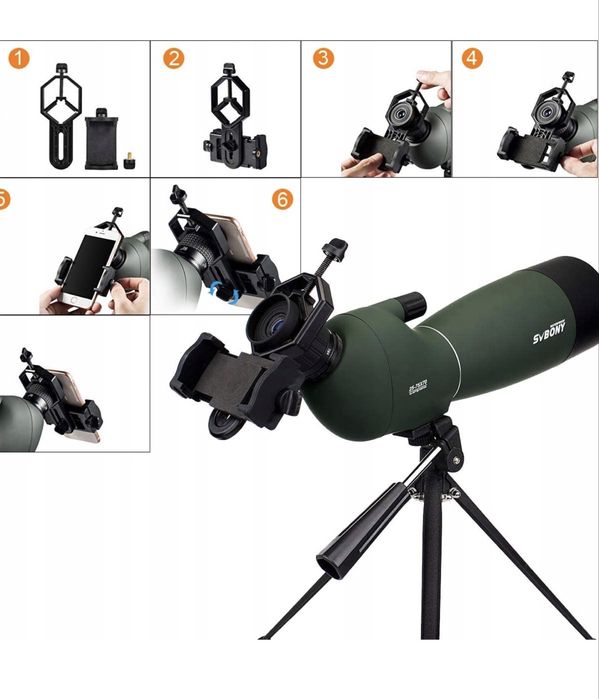 Svbony SV28 Luneta Obserwacyjna 25-75X70