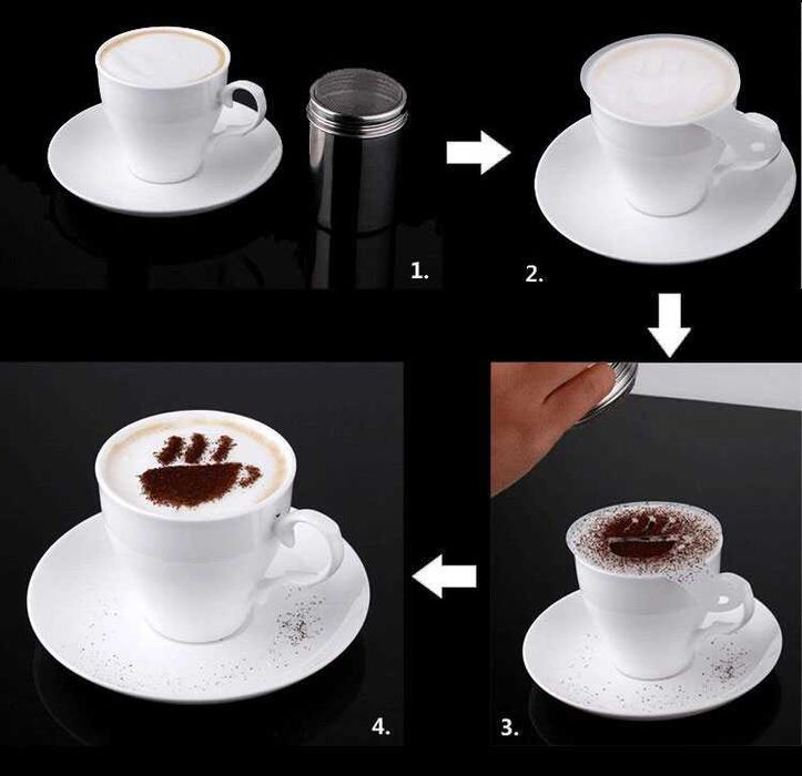 Udekoruj swoją kawe - szablony